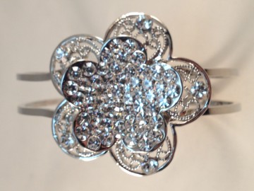 Beugel Armband strass