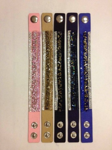 wikkelarmband strass kl.