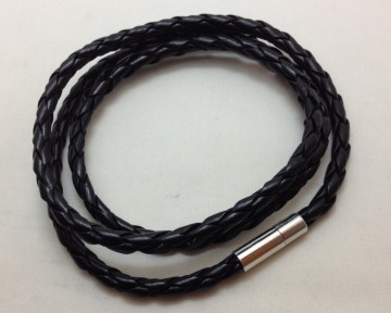 Unisex * Twist leder armband