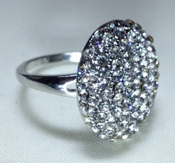 Ring vol strass