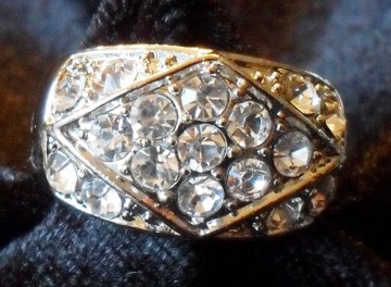 Ring met strass