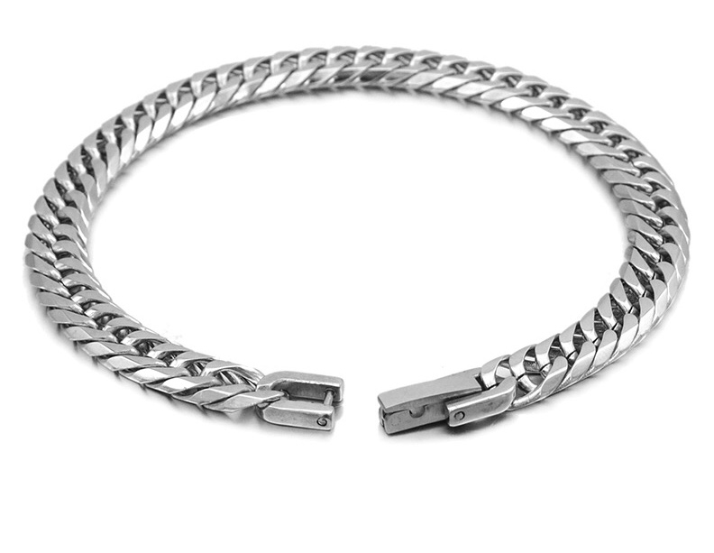 Grace Toevoeging Politiek Schakelarmband heren stainless steel - Schakelarmband rvs -  sieraadspecialist.nl